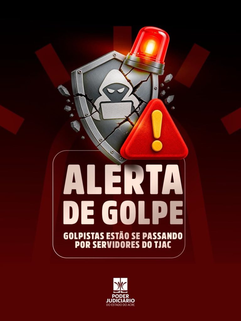 Golpistas tentam se passar por servidores do TJAC para pedir Pix Golpistas tentam se passar por servidores do TJAC para pedir Pix