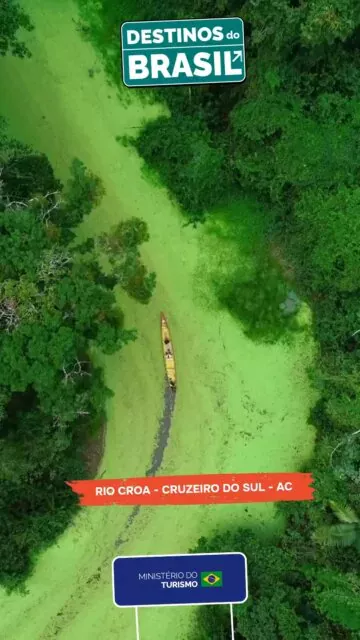 Ministério do Turismo exalta belezas do Rio Croa, no interior do Acre Ministério do Turismo exalta belezas do Rio Croa, no interior do Acre
