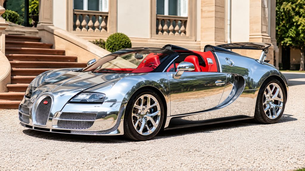 Bugatti restaura raro Veyron espelhado de 1.200 cv, visto com Fernando Alonso em Mônaco, e recupera superesportivo com motor W16, carroceria de alumínio polido e velocidade superior a 400 km/h