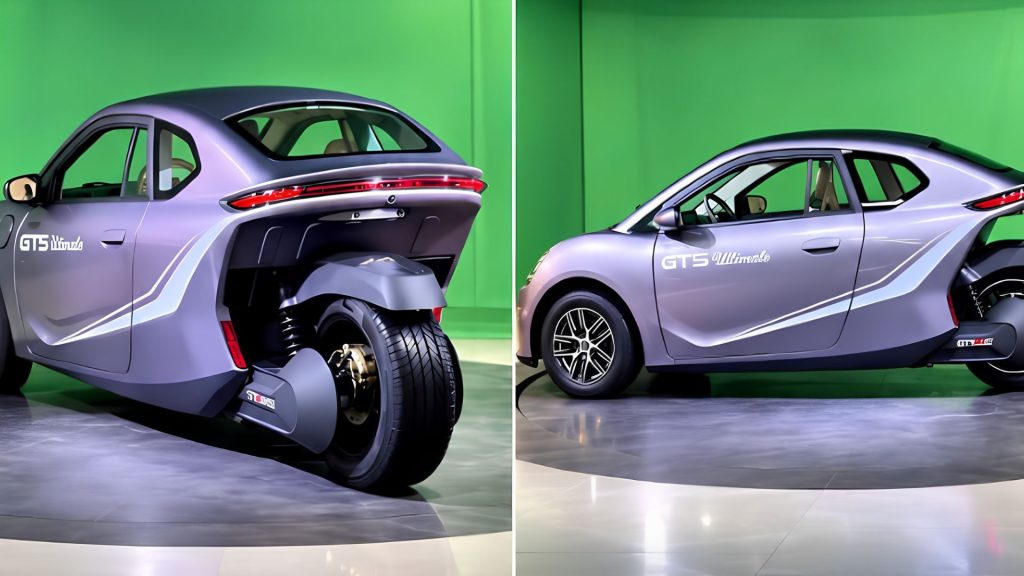 China cria triciclo elétrico equivalente a R$ 22 mil com ar-condicionado, vidros elétricos, partida por botão, roda até 240 km por carga, leva duas pessoas em cabine fechada e chega a 70 km/h