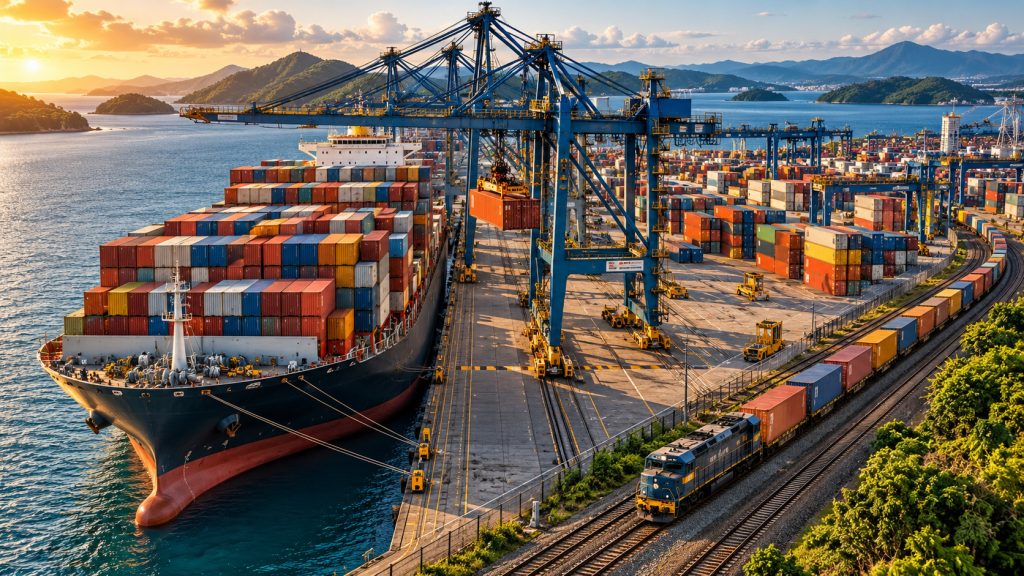 Terminal de Contêineres do Porto de Paranaguá bate recorde histórico com mais de 152 mil TEUs em setembro e registra avanço de 25% nas cargas ferroviárias Terminal de Contêineres do Porto de Paranaguá bate recorde histórico com mais de 152 mil TEUs em setembro e registra avanço de 25% nas cargas ferroviárias