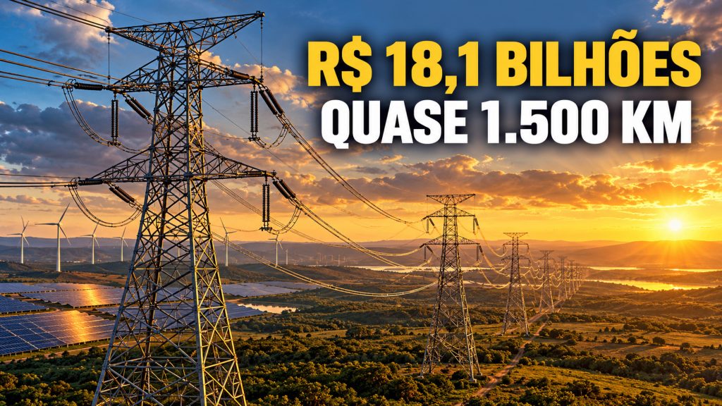 R$ 18,1 bilhões e quase 1.500 km marcam obra que levará energia renovável do Norte e Nordeste a outras regiões