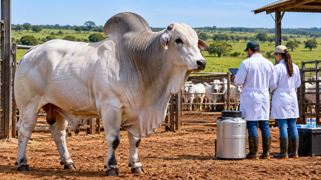 Embrapa investiga touros com fertilidade superior e aposta em edição gênica para criar bovinos mais tolerantes ao calor, enquanto novas tecnologias prometem transformar a reprodução do gado brasileiro Embrapa investiga touros com fertilidade superior e aposta em edição gênica para criar bovinos mais tolerantes ao calor, enquanto novas tecnologias prometem transformar a reprodução do gado brasileiro