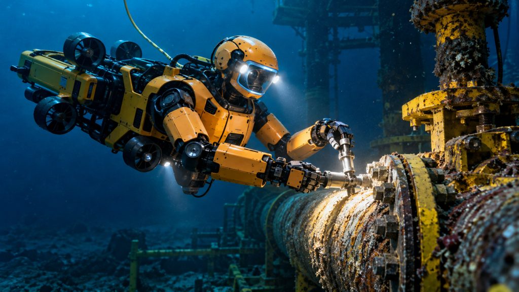 Robô humanoide de Stanford desceu a 852 metros, faz operador sentir o fundo do mar e pode ser testado em Santos: SENAI mira uso em plataformas de petróleo brasileira