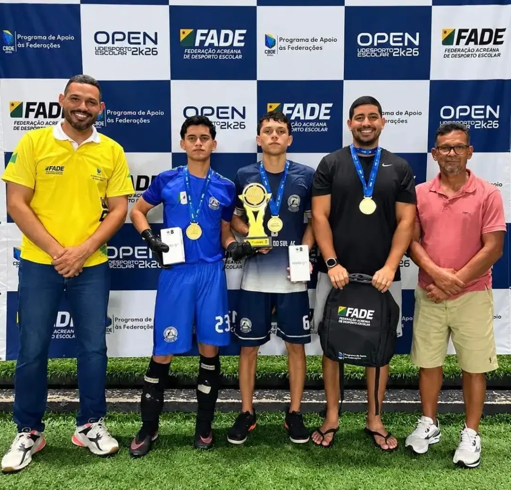 Duplas da Craveiro Costa fazem dobradinha no Open Escolar de X1 em Cruzeiro do Sul