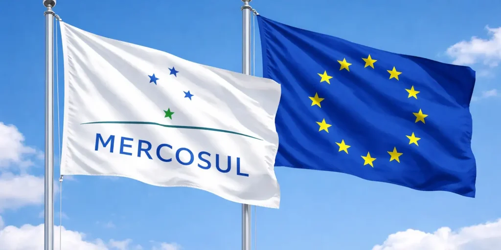 Acordo Mercosul-UE eleva exportações brasileiras em 21% Acordo Mercosul-UE eleva exportações brasileiras em 21%