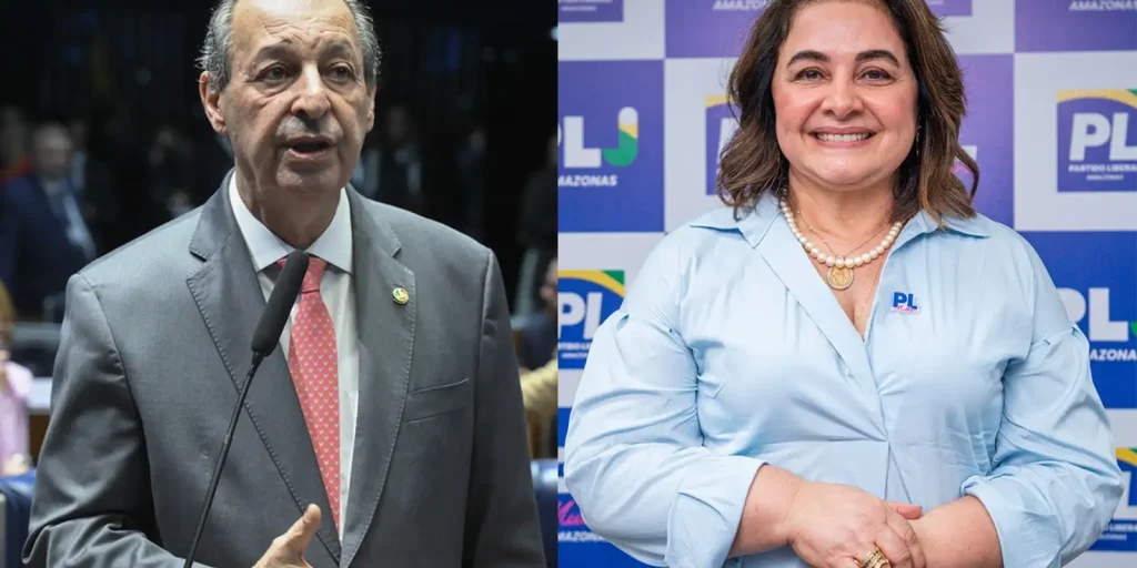 Aziz e Maria do Carmo vão disputar o 2° turno para governo do Amazonas Aziz e Maria do Carmo vão disputar o 2° turno para governo do Amazonas