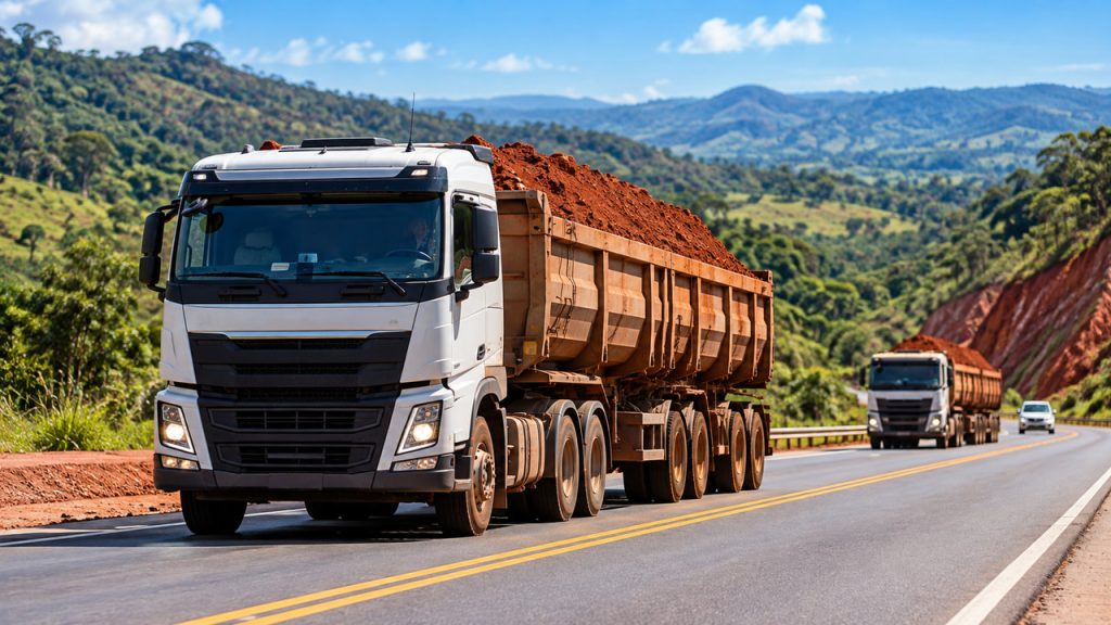 Estradas da Bahia suportariam até 11,5 milhões de toneladas de bauxita por ano: estudo dobra projeção de transporte de futura mina e revela rotas de até 220 km até o porto