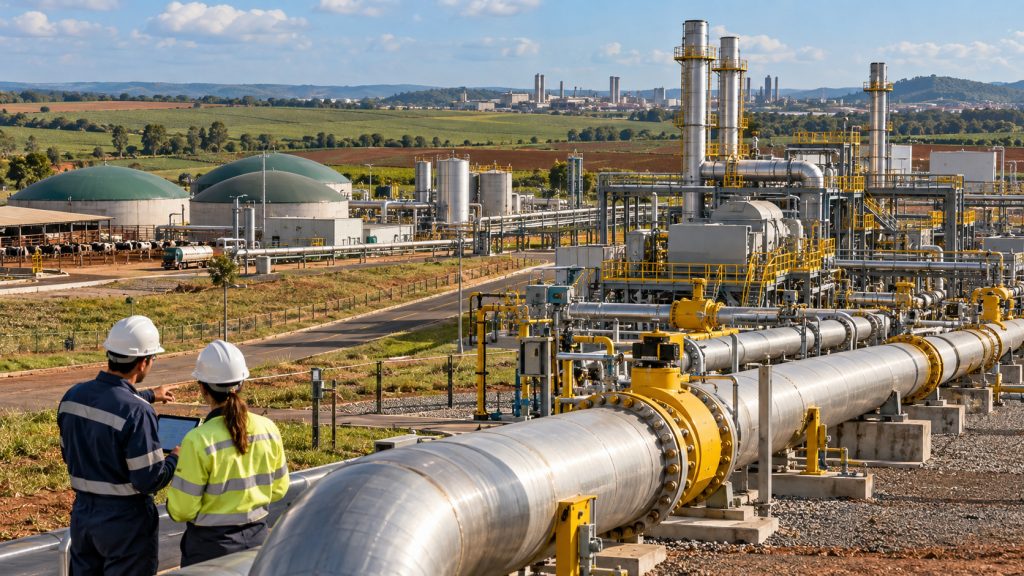 Biometano tenta entrar de vez na rede de gás brasileira enquanto ANP redesenha tarifas e acesso à infraestrutura para 2027