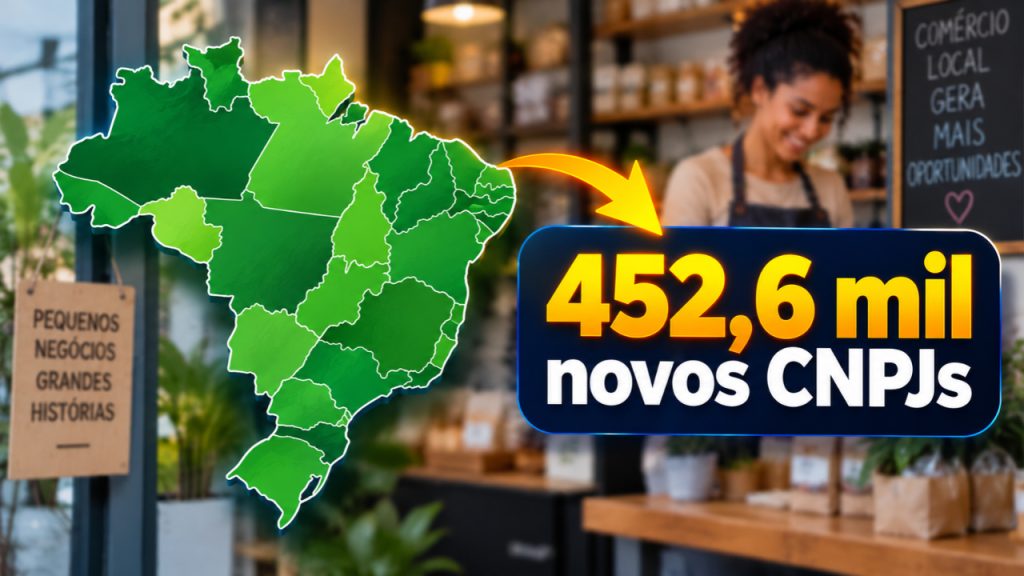 Brasil abre 452,6 mil pequenos negócios em setembro, e MEIs, microempresas e empresas de pequeno porte representam 96,5% dos novos CNPJs Brasil abre 452,6 mil pequenos negócios em setembro, e MEIs, microempresas e empresas de pequeno porte representam 96,5% dos novos CNPJs