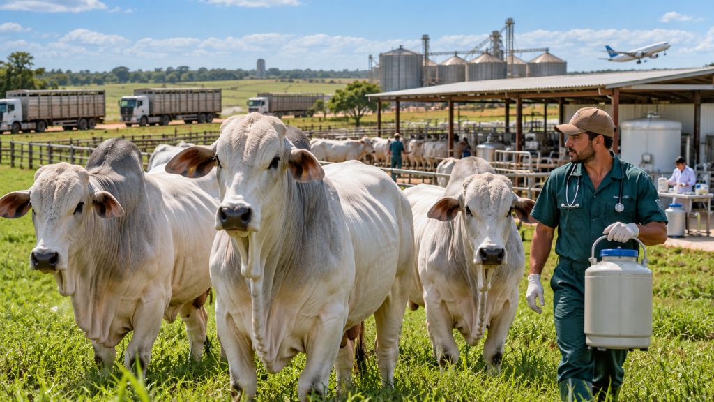 Brasil abre novos mercados para bovinos vivos, sêmen e embriões em Bangladesh, libera produtos de origem animal para a Colômbia e alcança 721 aberturas comerciais desde 2023 Brasil abre novos mercados para bovinos vivos, sêmen e embriões em Bangladesh, libera produtos de origem animal para a Colômbia e alcança 721 aberturas comerciais desde 2023