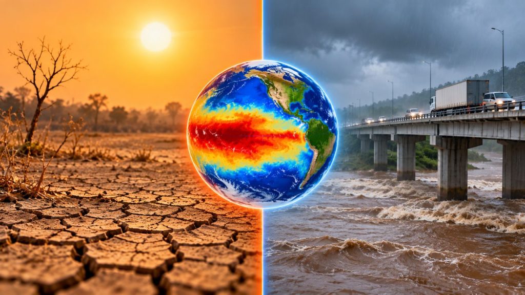 CNI alerta para riscos de El Niño intenso na agricultura, no transporte e na infraestrutura do Brasil