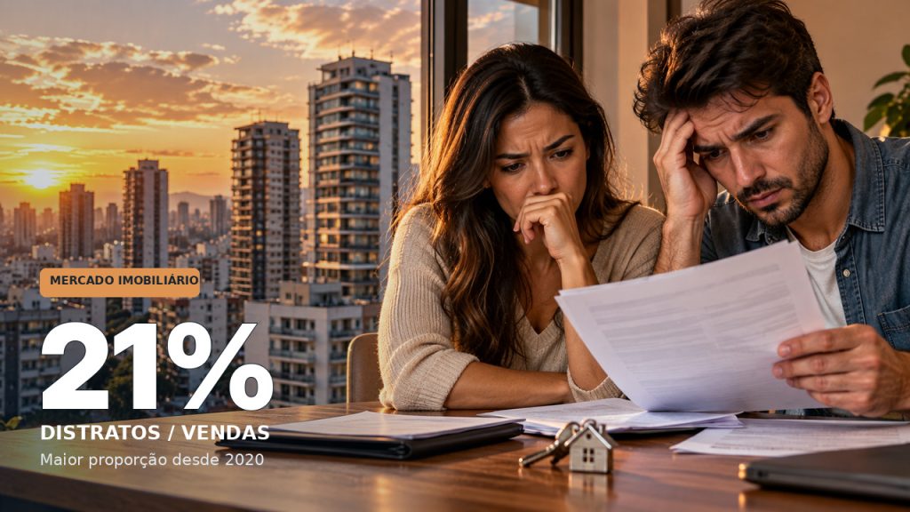 Comprou apartamento e o banco não liberou o crédito? Distratos chegam a 21% das vendas de médio e alto padrão, maior proporção desde 2020, e desistir pode custar até metade do valor pago