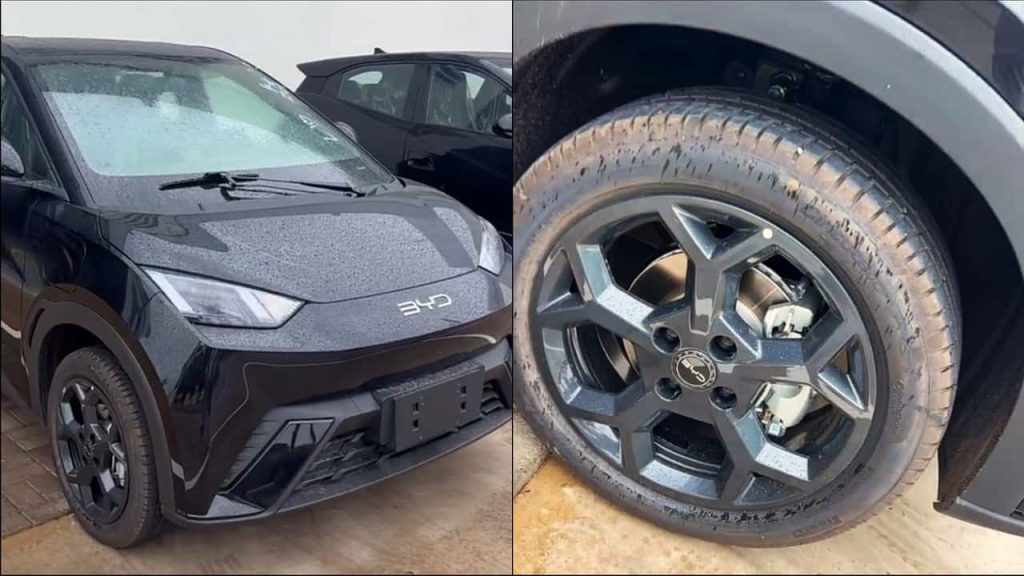 BYD Dolphin Mini 2027 chega às lojas brasileiras com pneus Pirelli mais largos, rodas pretas e novo aerofólio, mas versão de entrada ainda não tem mudanças confirmadas