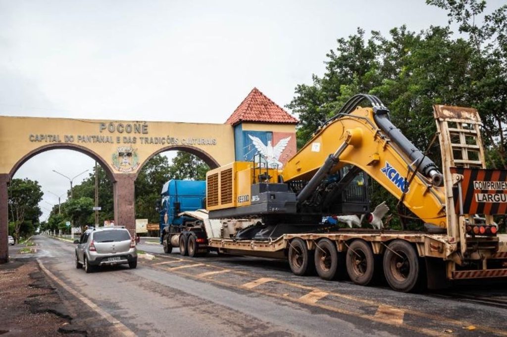 Máquinas gigantes podem parar por uma peça: na cidade do ouro na entrada do Pantanal, chinesa XCMG abre filial para atender mineradores e reforçar a manutenção em Mato Grosso