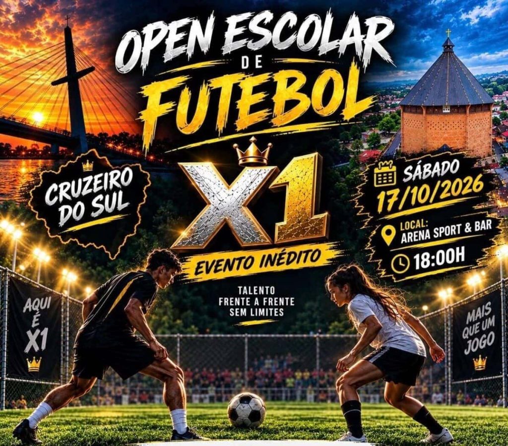 FADE realiza 1ª etapa do Open Escolar de Futebol X1 em Cruzeiro do Sul