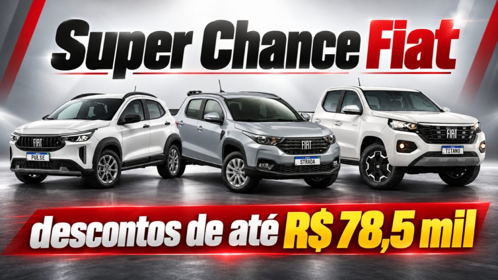 Fiat corta até R$ 78,5 mil no preço de carros e picapes, anuncia Mobi por R$ 72.490 e Pulse por menos de R$ 100 mil