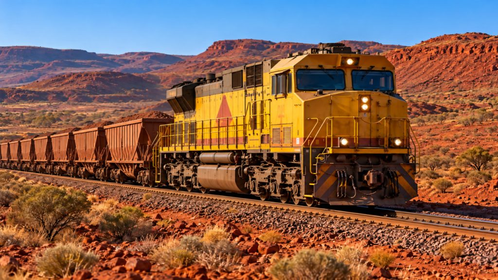 Mineradora BHP coloca quatro locomotivas a bateria de dois fabricantes nos trilhos de Pilbara para testar transporte de minério, recarga e autonomia