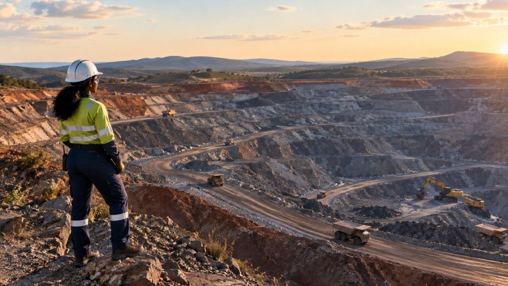 Trabalhador de mina de minerais críticos com diploma universitário tem salário mediano de R$ 11.856, 3,7 vezes o de quem só tem o fundamental, num setor que já emprega 129 mil pessoas no Brasil