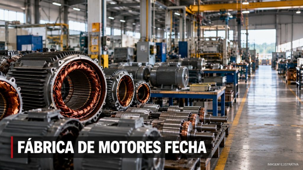 Fábrica brasileira que já produziu mais de 5 milhões de motores elétricos fecha as portas em Santa Catarina, dispensa cerca de 85 funcionários e pede a própria falência à Justiça