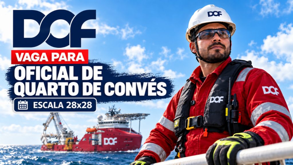 Multinacional DOF abre vaga para quem quer trabalhar embarcado em escala 28×28 como Oficial de Quarto de Convés em Macaé Multinacional DOF abre vaga para quem quer trabalhar embarcado em escala 28×28 como Oficial de Quarto de Convés em Macaé