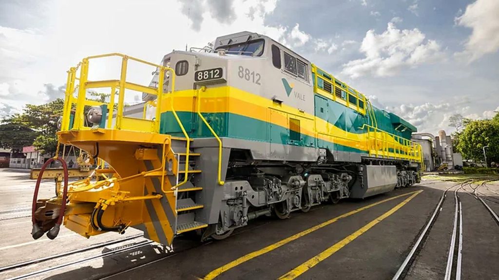 Nova locomotiva da Vale consome 6% menos combustível e pode operar com até 25% de biodiesel