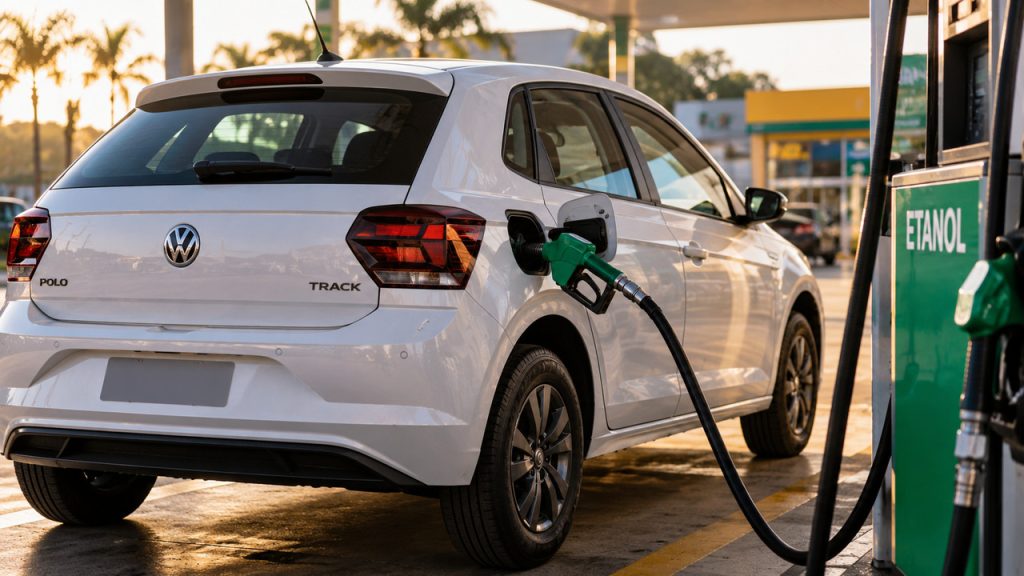 Novo Polo que não aceita gasolina: Volkswagen prepara versão só a etanol de 84 cv para custar menos que o flex no bolso do consumidor Novo Polo que não aceita gasolina: Volkswagen prepara versão só a etanol de 84 cv para custar menos que o flex no bolso do consumidor
