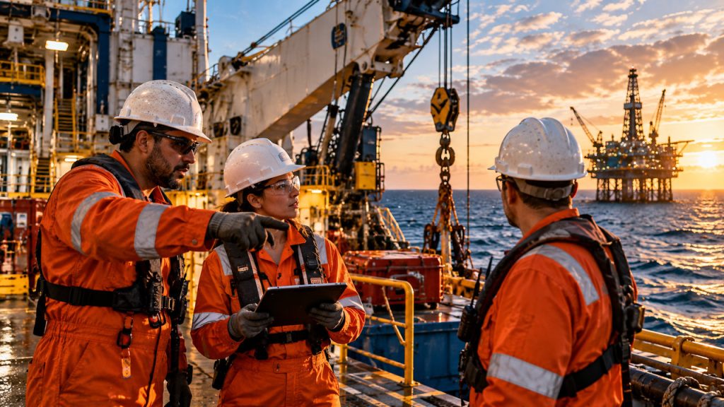 Atlas divulga vagas offshore de nível médio no Brasil para técnicos, eletricistas, operadores e oficiais com opções de escala 14×14
