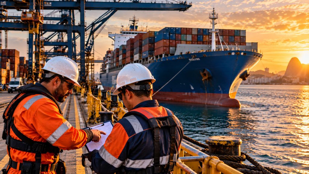 Log-In inicia processo seletivo para trabalhar em navios e terminais no RJ e ES: vagas de emprego para marítimos, oficiais, analistas, advogado com salário atrativo e benefícios
