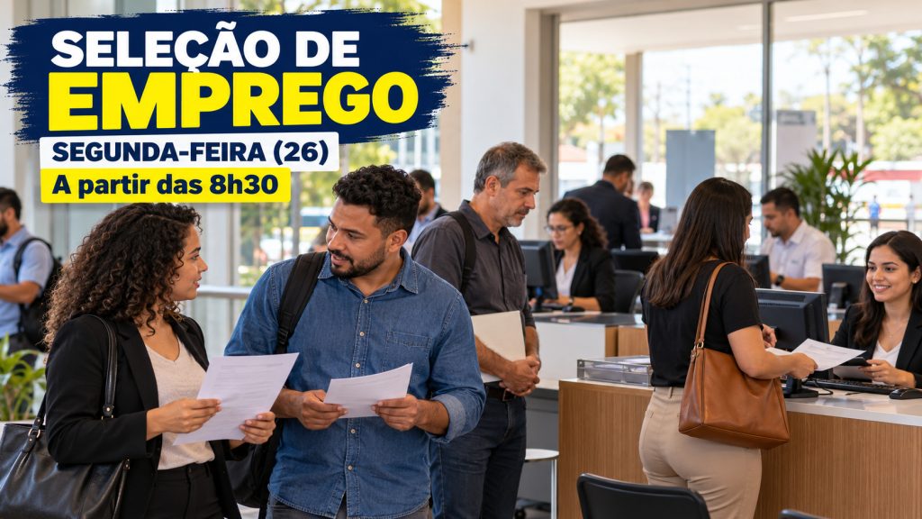 Empresas abrem vagas de emprego em Marília para portaria noturna, limpeza, hotéis e padarias; seleção presencial acontece nesta segunda-feira (26), a partir das 8h30, e candidatos devem levar currículo