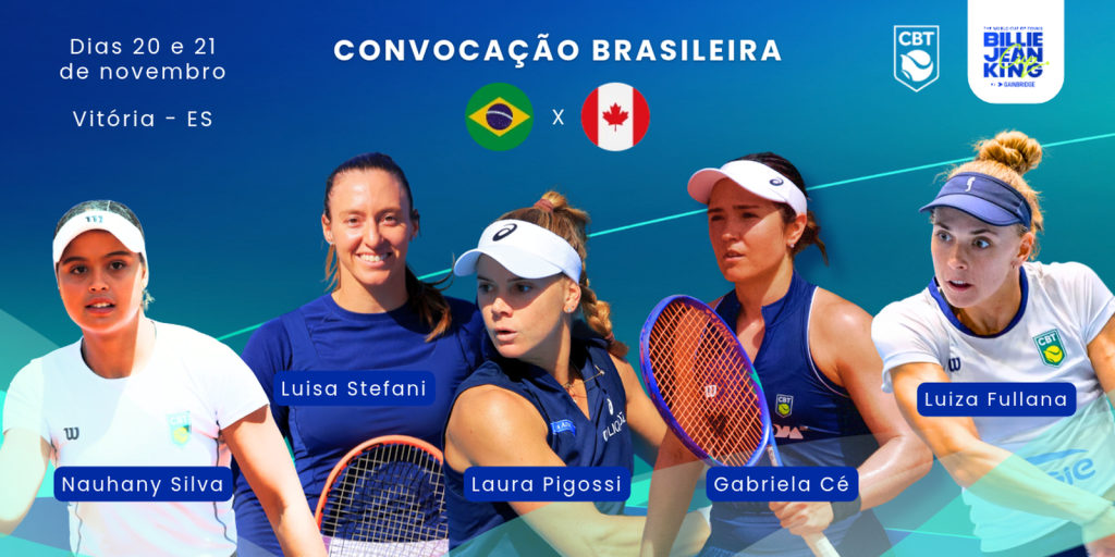 Seleção feminina de tênis é convocada para Billie Jean King Cup Seleção feminina de tênis é convocada para Billie Jean King Cup