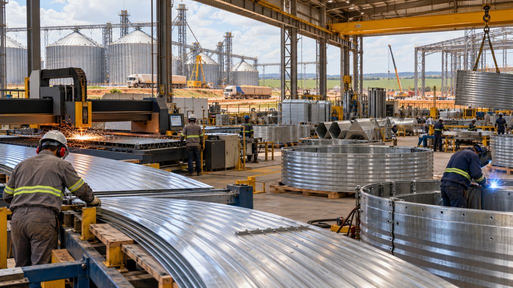 Gigante americana Sukup coloca Mato Grosso no radar e avalia instalar fábrica em Lucas do Rio Verde para produzir sistemas de armazenagem de grãos em um dos maiores polos do agronegócio brasileiro Gigante americana Sukup coloca Mato Grosso no radar e avalia instalar fábrica em Lucas do Rio Verde para produzir sistemas de armazenagem de grãos em um dos maiores polos do agronegócio brasileiro