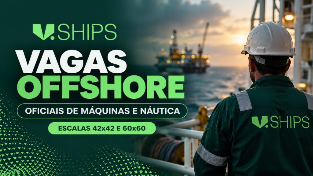 V.Ships Brasil abre vagas offshore para oficiais de Máquinas e Náutica com escalas 42×42 e 60×60 V.Ships Brasil abre vagas offshore para oficiais de Máquinas e Náutica com escalas 42×42 e 60×60