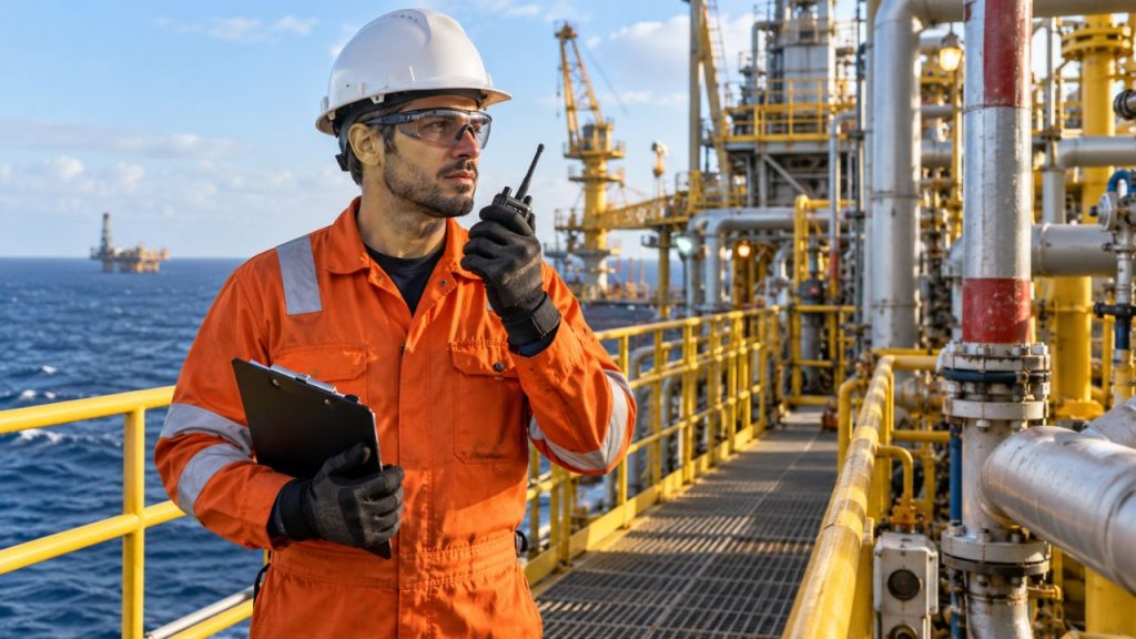 Recrutadora anuncia duas vagas offshore para Técnico de Segurança do Trabalho com escala 14×14 e contrato de 80 dias